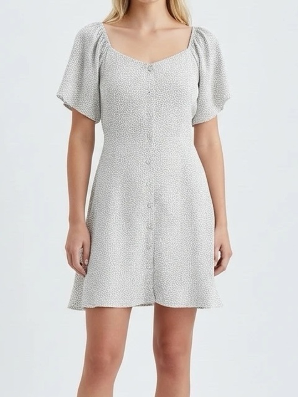 Sienna Sky Black & White Speckled Dress
